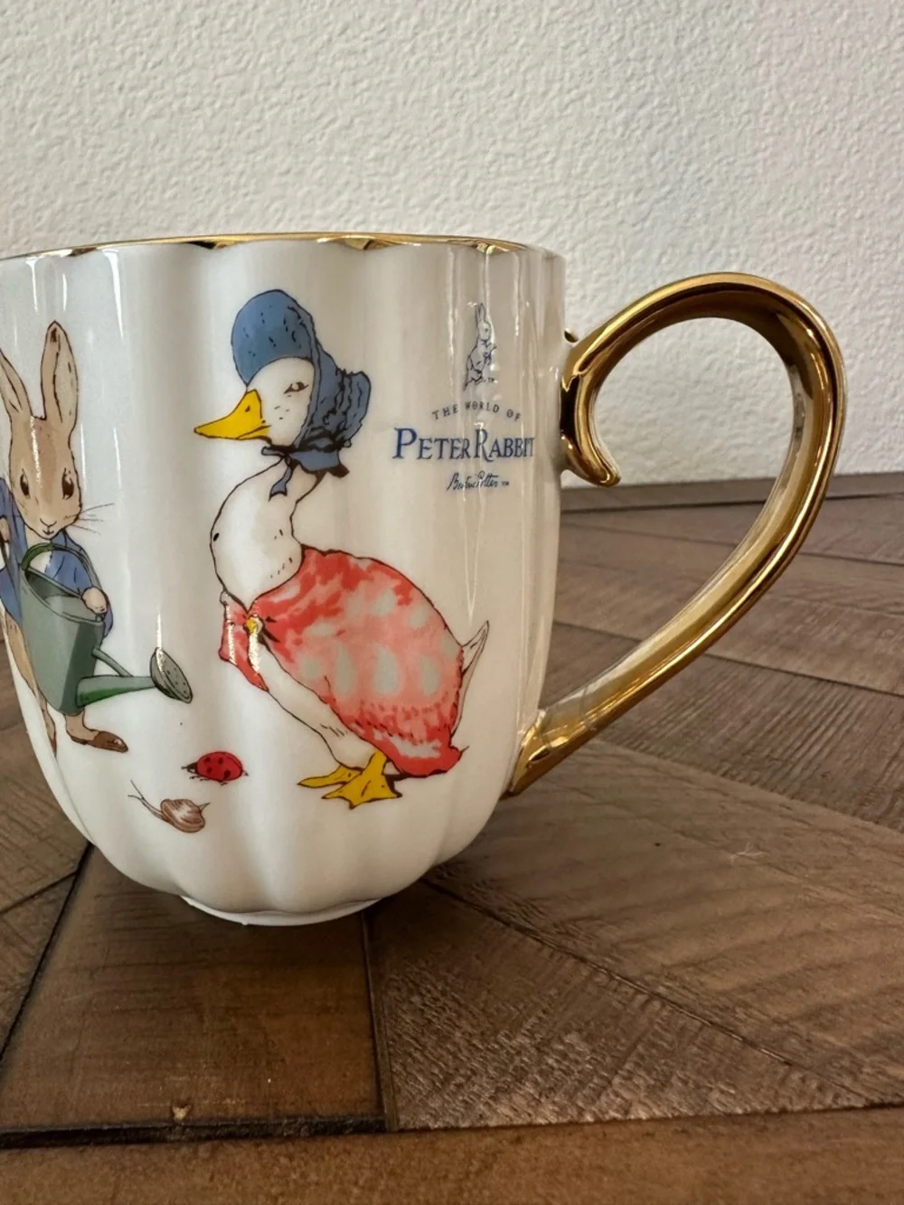 Beatrix Pottery Peter Rabbit 4 mugs NEW - Picture 4 of 9